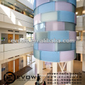 solid colored translucent decorative exterior wall siding panels